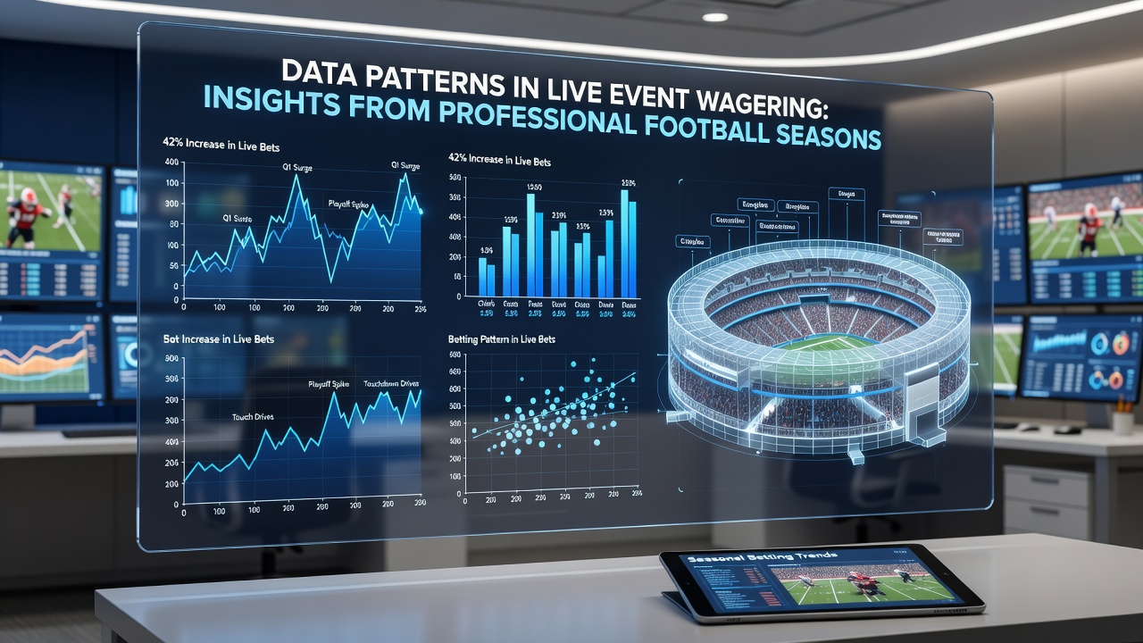 Charts showing drive-level betting volume and odds shifts in NFL seasons