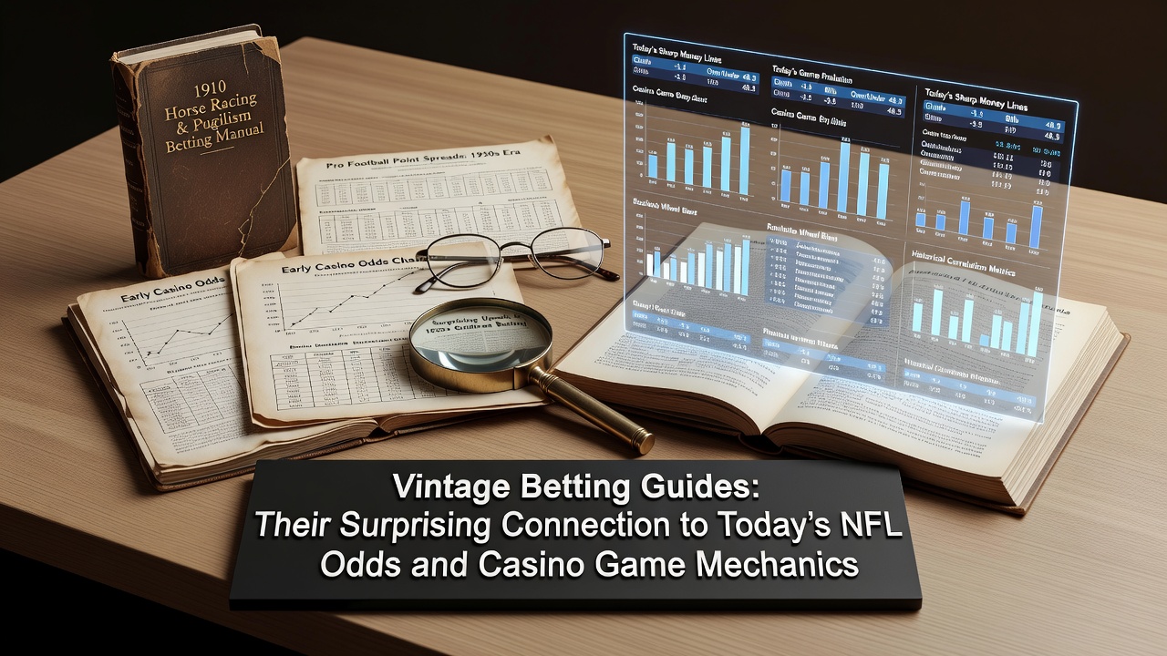 Vintage probability charts compared with current casino RNG testing documentation and NFL odds models
